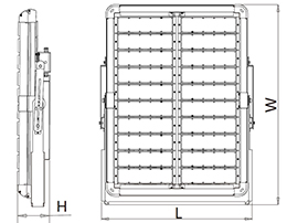 Coliseum LED High Mast Lighting