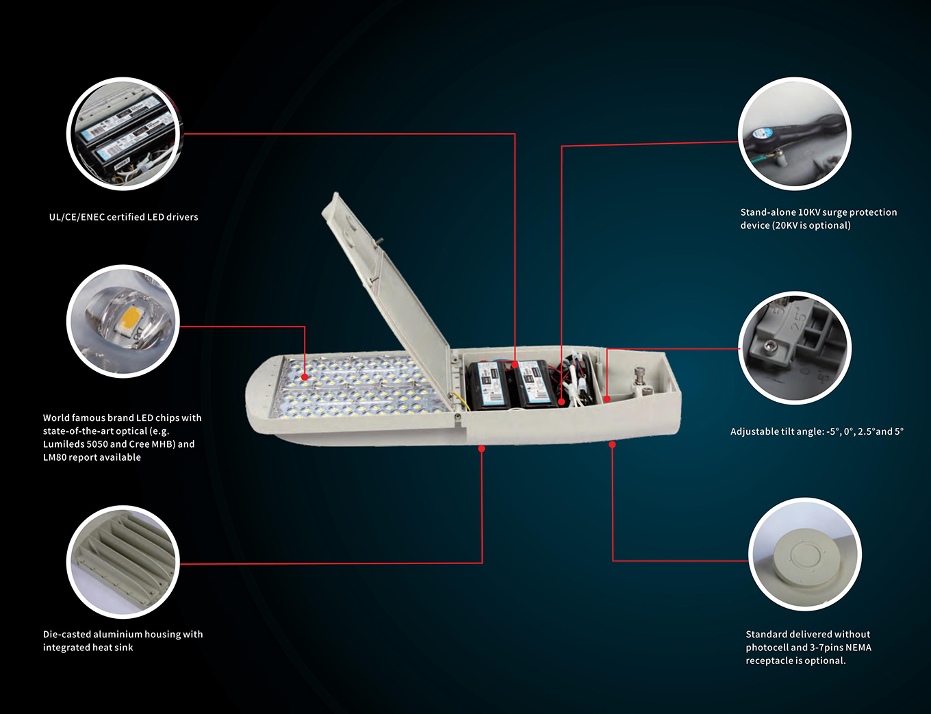 Pallas Series LED Street Light